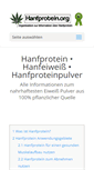 Mobile Screenshot of hanfprotein.org